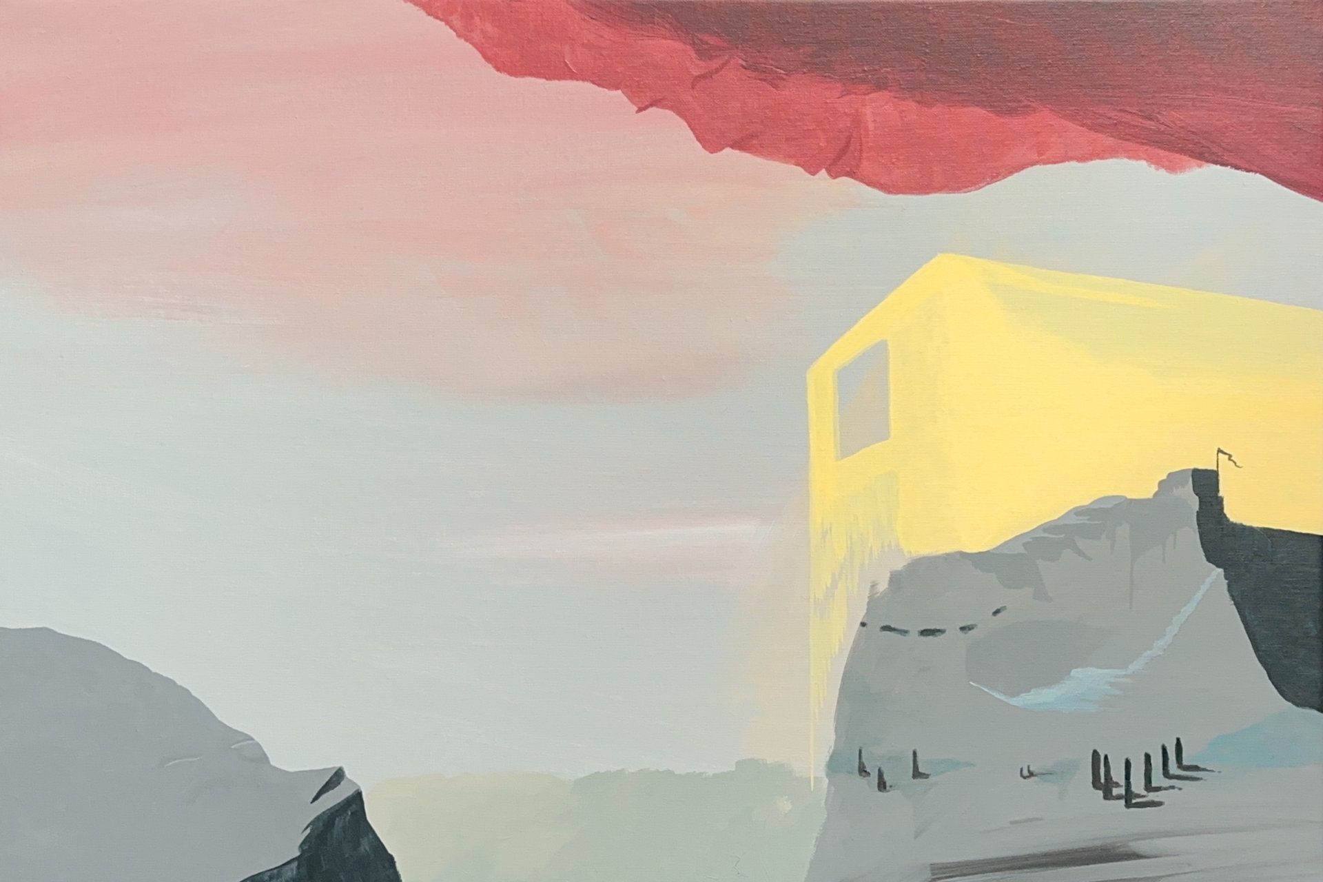 Zwarte banner